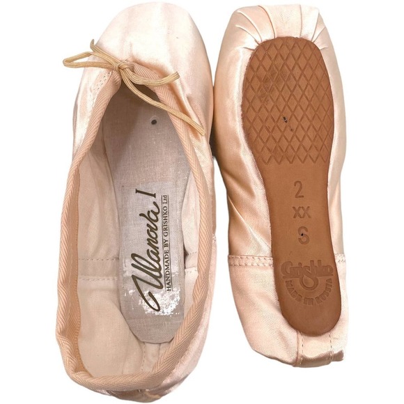 Grishko Ulanova I European Pink Soft Shank Ballet Pointe Shoe Size 2.0 2X SS - Picture 2 of 8